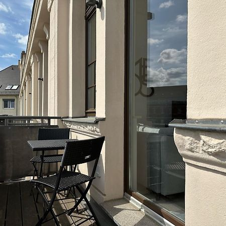 Meos 1 -Zentrum-Balkon-Parkplatz-Gym-Uniklinik Leipzig Buitenkant foto