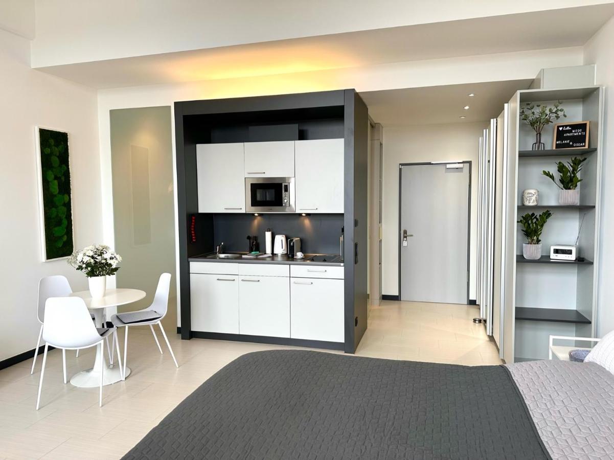 Meos 1 -Zentrum-Balkon-Parkplatz-Gym-Uniklinik Leipzig Buitenkant foto